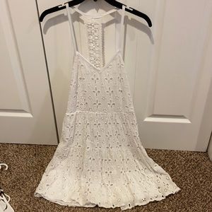 White lace dress